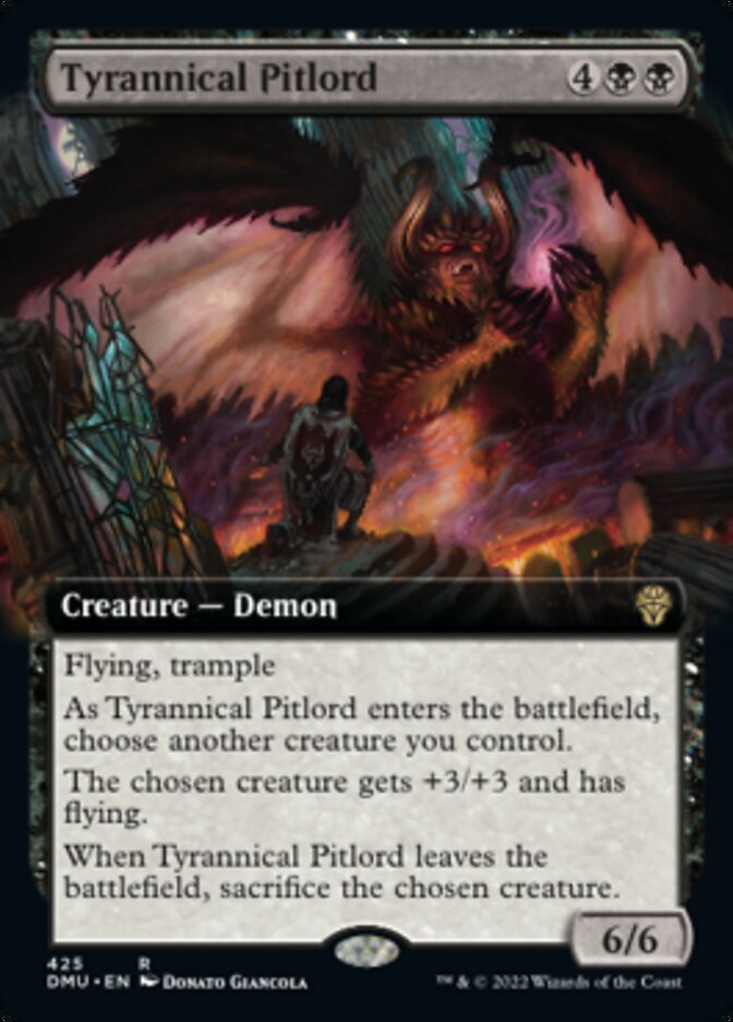 Tyrannical Pitlord (Extended Art) [Dominaria United] | Rook's Games and More