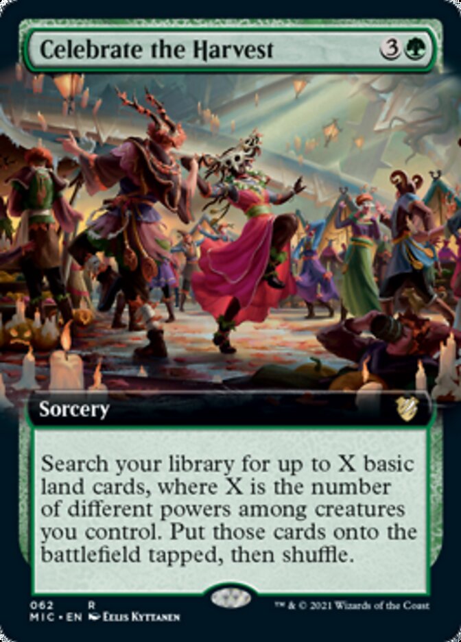 Celebrate the Harvest (Extended) [Innistrad: Midnight Hunt Commander] | Rook's Games and More