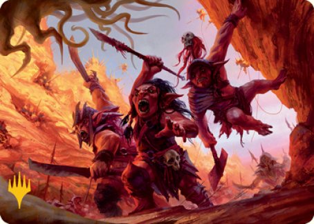 Goblin Art Card (Gold-Stamped Signature) [Dungeons & Dragons: Adventures in the Forgotten Realms Art Series] | Rook's Games and More