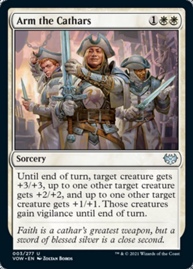 Arm the Cathars [Innistrad: Crimson Vow] | Rook's Games and More