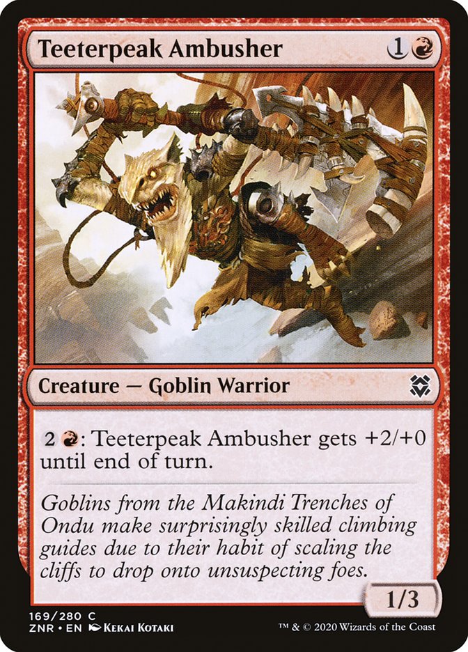 Teeterpeak Ambusher [Zendikar Rising] | Rook's Games and More