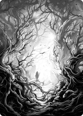 Forest 1 Art Card [Innistrad: Midnight Hunt Art Series] | Rook's Games and More