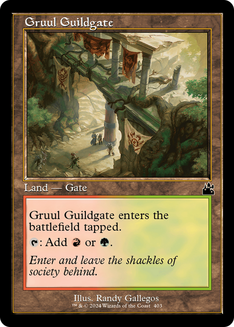 Gruul Guildgate (Retro Frame) [Ravnica Remastered] | Rook's Games and More