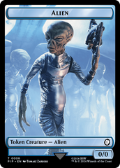Alien // Clue Double-Sided Token [Fallout Tokens] | Rook's Games and More