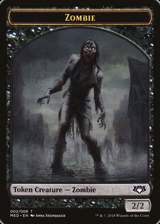 Zombie Token [Mythic Edition Tokens] | Rook's Games and More