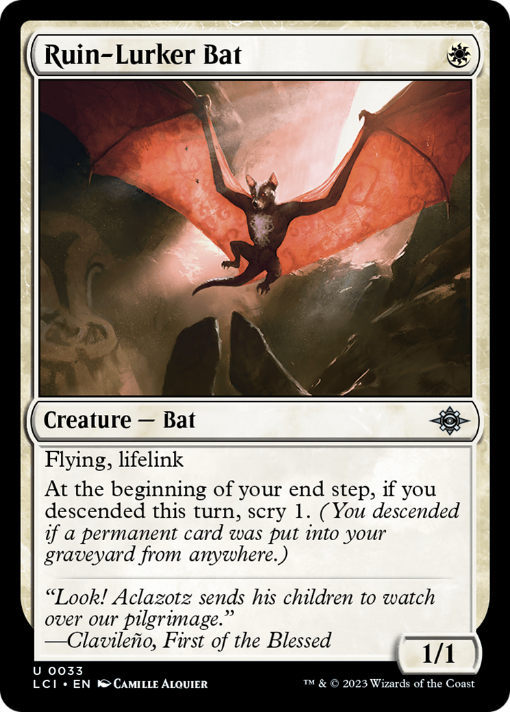 Ruin-Lurker Bat [The Lost Caverns of Ixalan] | Rook's Games and More