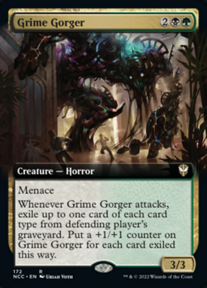 Grime Gorger (Extended Art) [Streets of New Capenna Commander] | Rook's Games and More