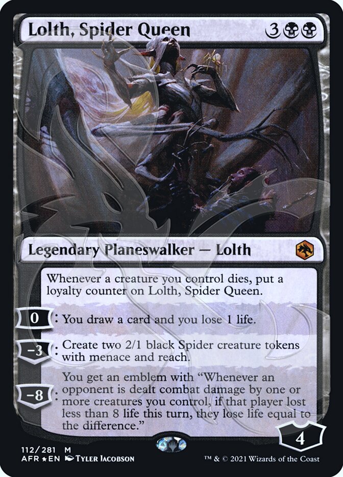Lolth, Spider Queen (Ampersand Promo) [Dungeons & Dragons: Adventures in the Forgotten Realms Promos] | Rook's Games and More