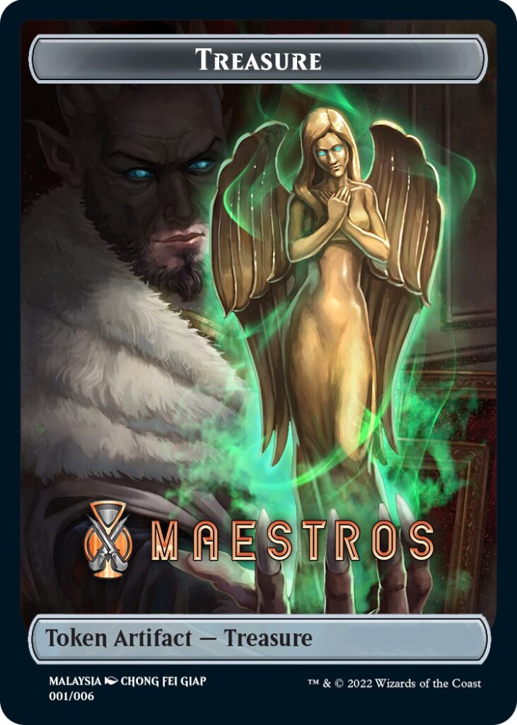 Treasure Token (Maestros) (Southeast Asia Artists) [Streets of New Capenna Tokens] | Rook's Games and More