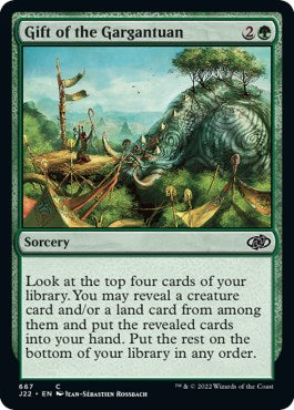 Gift of the Gargantuan [Jumpstart 2022] | Rook's Games and More