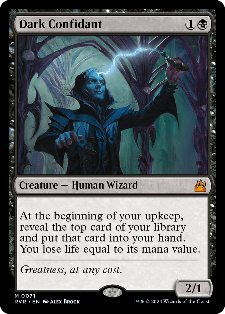 Dark Confidant [Ravnica Remastered] | Rook's Games and More