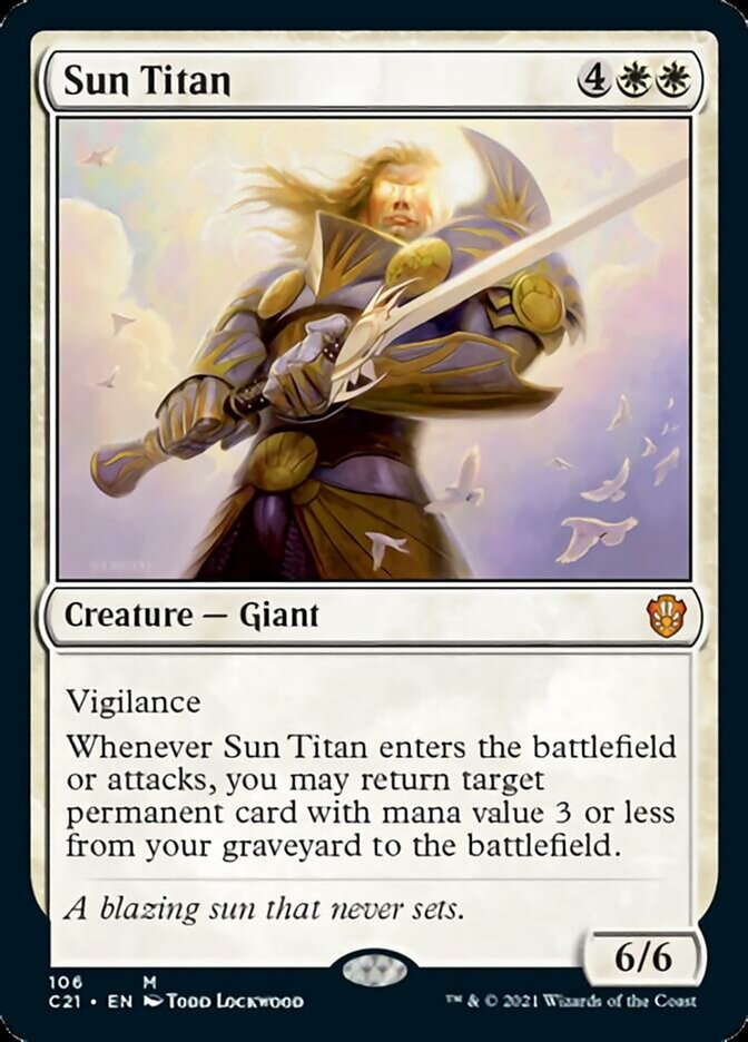Sun Titan [Commander 2021] | Rook's Games and More