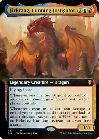 Firkraag, Cunning Instigator (Extended Art) [Commander Legends: Battle for Baldur's Gate] | Rook's Games and More