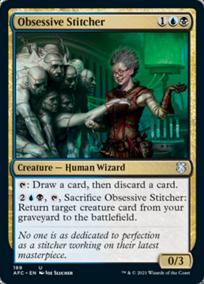 Obsessive Stitcher [Dungeons & Dragons: Adventures in the Forgotten Realms Commander] | Rook's Games and More
