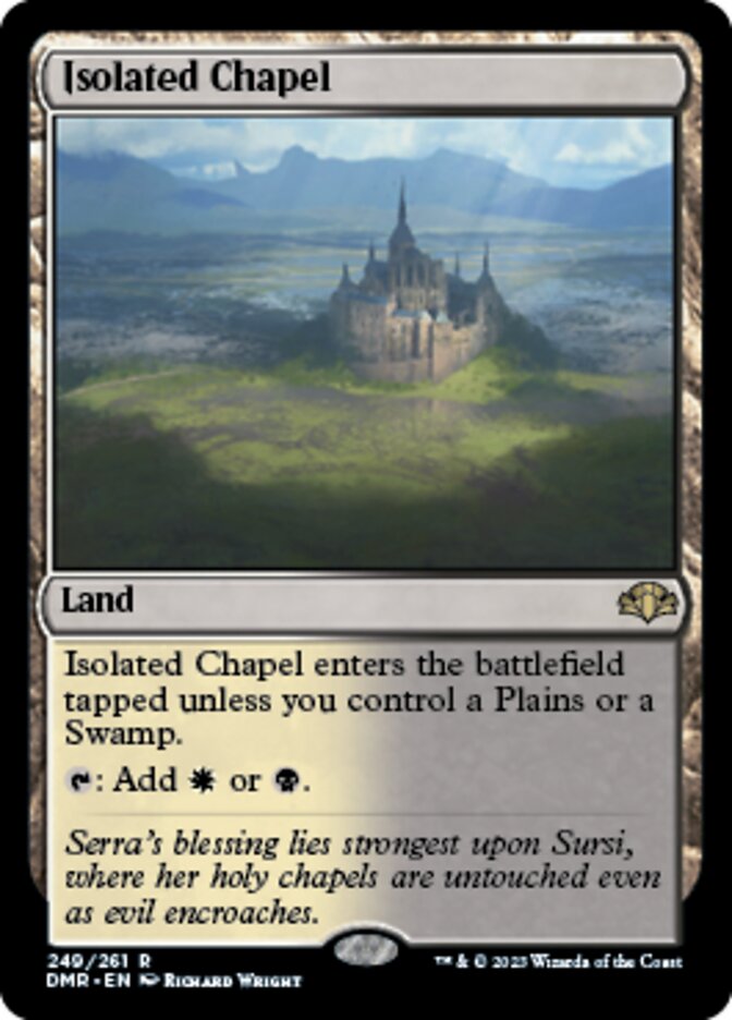 Isolated Chapel [Dominaria Remastered] | Rook's Games and More