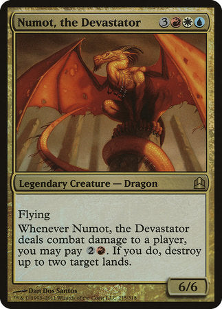 Numot, the Devastator (Oversized) [Commander 2011 Oversized] | Rook's Games and More