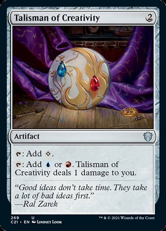 Talisman of Creativity [Commander 2021] | Rook's Games and More