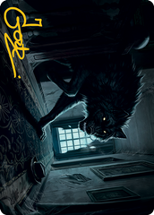 Primal Adversary Art Card (Gold-Stamped Signature) [Innistrad: Midnight Hunt Art Series]