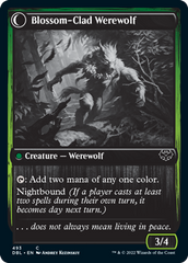 Weaver of Blossoms // Blossom-Clad Werewolf [Innistrad: Double Feature] | Rook's Games and More
