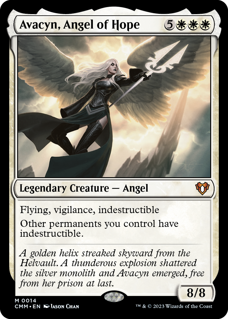 Avacyn, Angel of Hope [Commander Masters] | Rook's Games and More