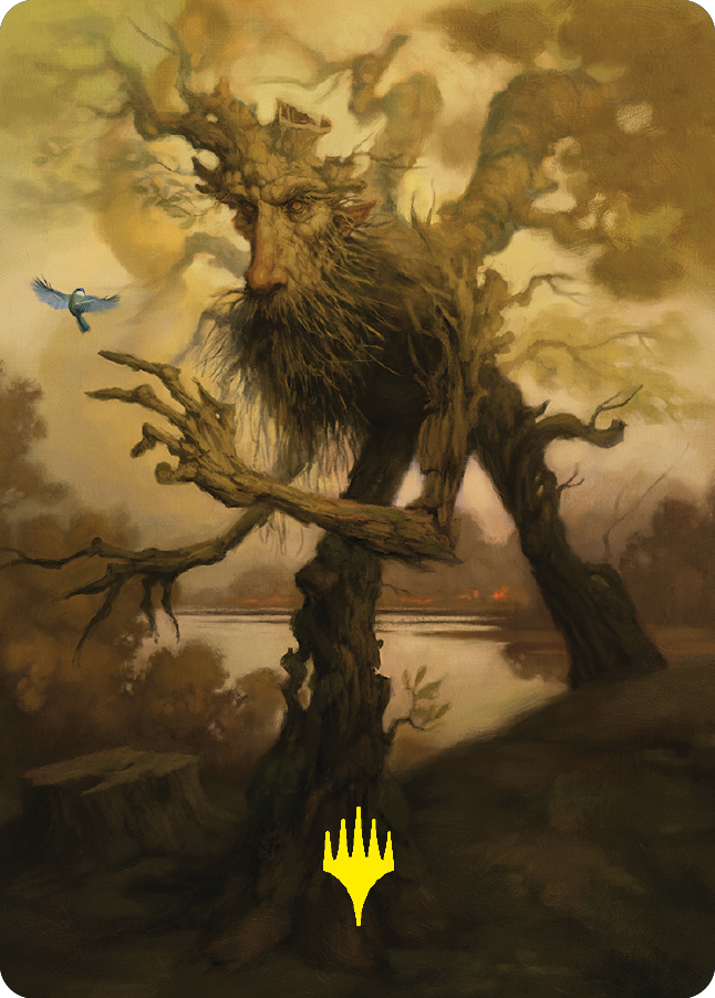 Treefolk Token Art Card (Gold-Stamped Signature) [The Lord of the Rings: Tales of Middle-earth Art Series] | Rook's Games and More