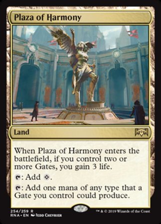 Plaza of Harmony [Ravnica Allegiance] | Rook's Games and More