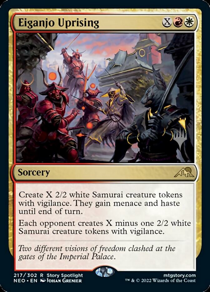 Eiganjo Uprising (Promo Pack) [Kamigawa: Neon Dynasty Promos] | Rook's Games and More