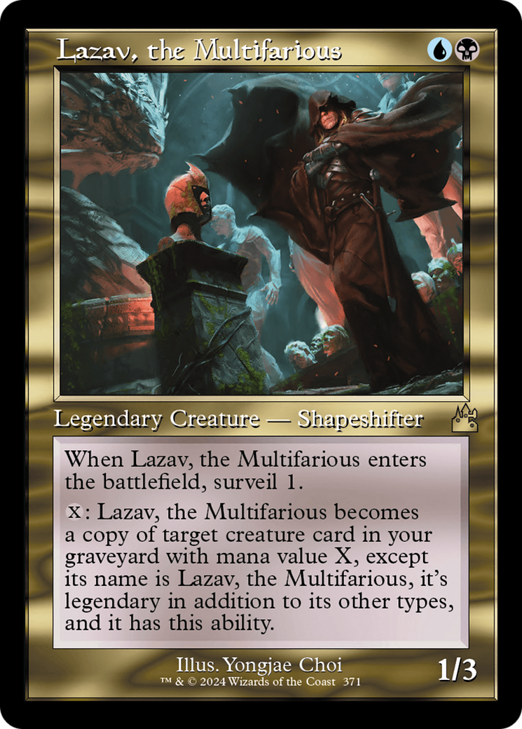 Lazav, the Multifarious (Retro Frame) [Ravnica Remastered] | Rook's Games and More