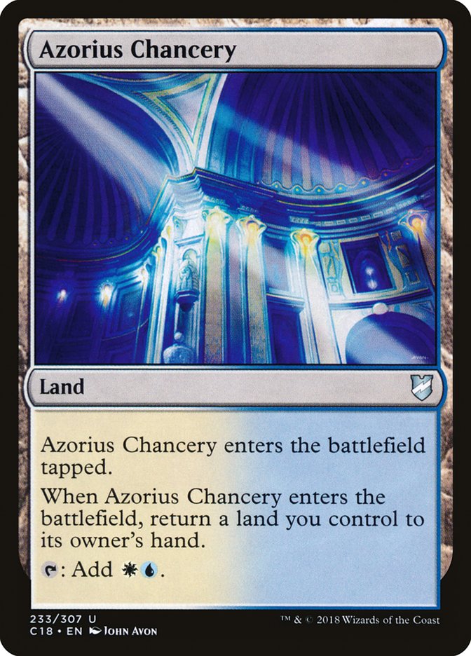 Azorius Chancery [Commander 2018] | Rook's Games and More