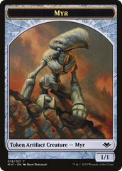 Myr // Thopter Double-Sided Token [Phyrexia: All Will Be One Commander Tokens] | Rook's Games and More