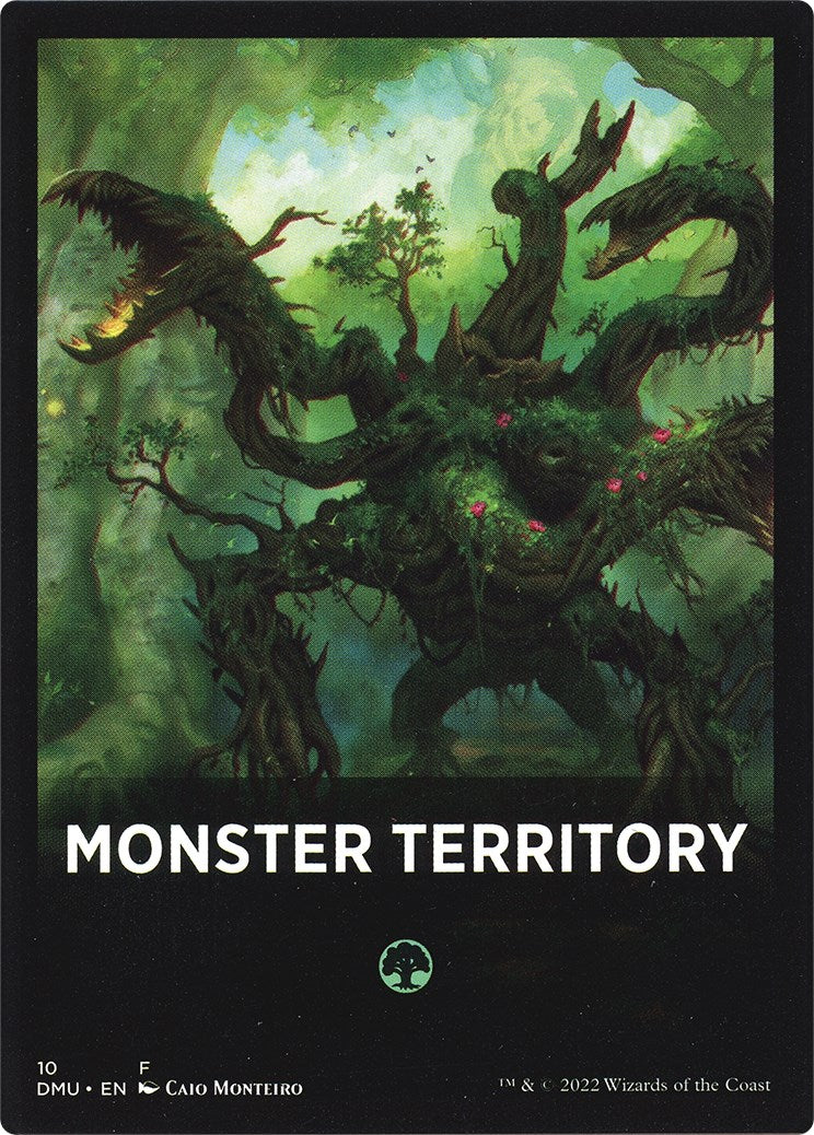 Monster Territory Theme Card [Dominaria United Tokens] | Rook's Games and More