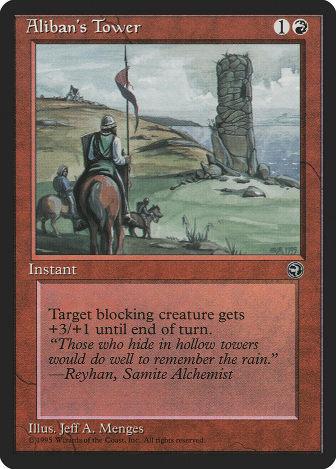 Aliban's Tower (Reyhan Flavor Text) [Homelands] | Rook's Games and More