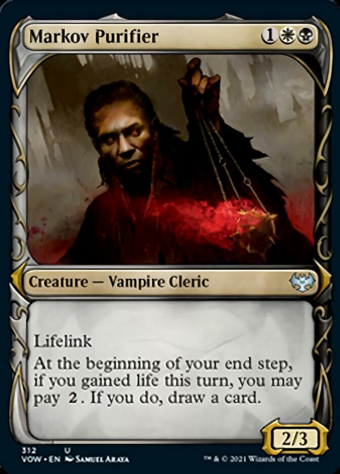 Markov Purifier (Showcase Fang Frame) [Innistrad: Crimson Vow] | Rook's Games and More
