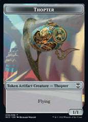 Thopter // Treasure (013) Double-sided Token [Streets of New Capenna Commander Tokens] | Rook's Games and More