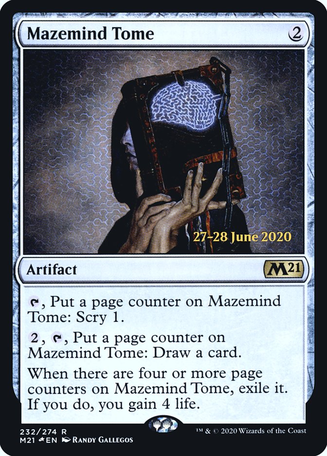 Mazemind Tome  [Core Set 2021 Prerelease Promos] | Rook's Games and More