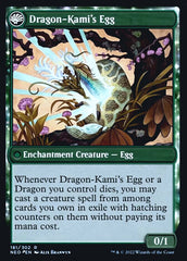 The Dragon-Kami Reborn // Dragon-Kami's Egg [Kamigawa: Neon Dynasty Prerelease Promos] | Rook's Games and More