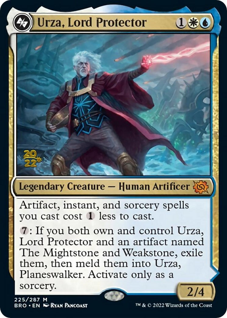 Urza, Lord Protector [The Brothers' War: Prerelease Promos] | Rook's Games and More