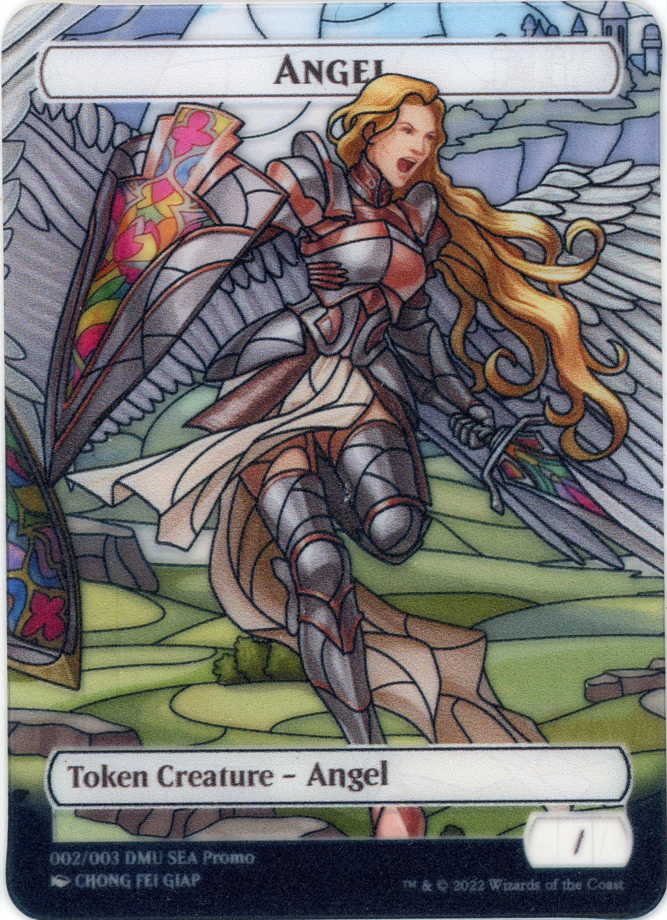 Angel Token (SEA Exclusive) [Dominaria United Tokens] | Rook's Games and More