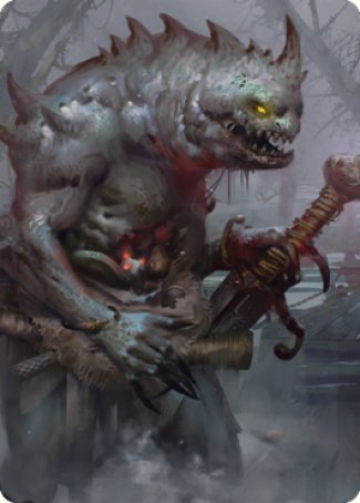 Gray Slaad Art Card [Commander Legends: Battle for Baldur's Gate Art Series] | Rook's Games and More