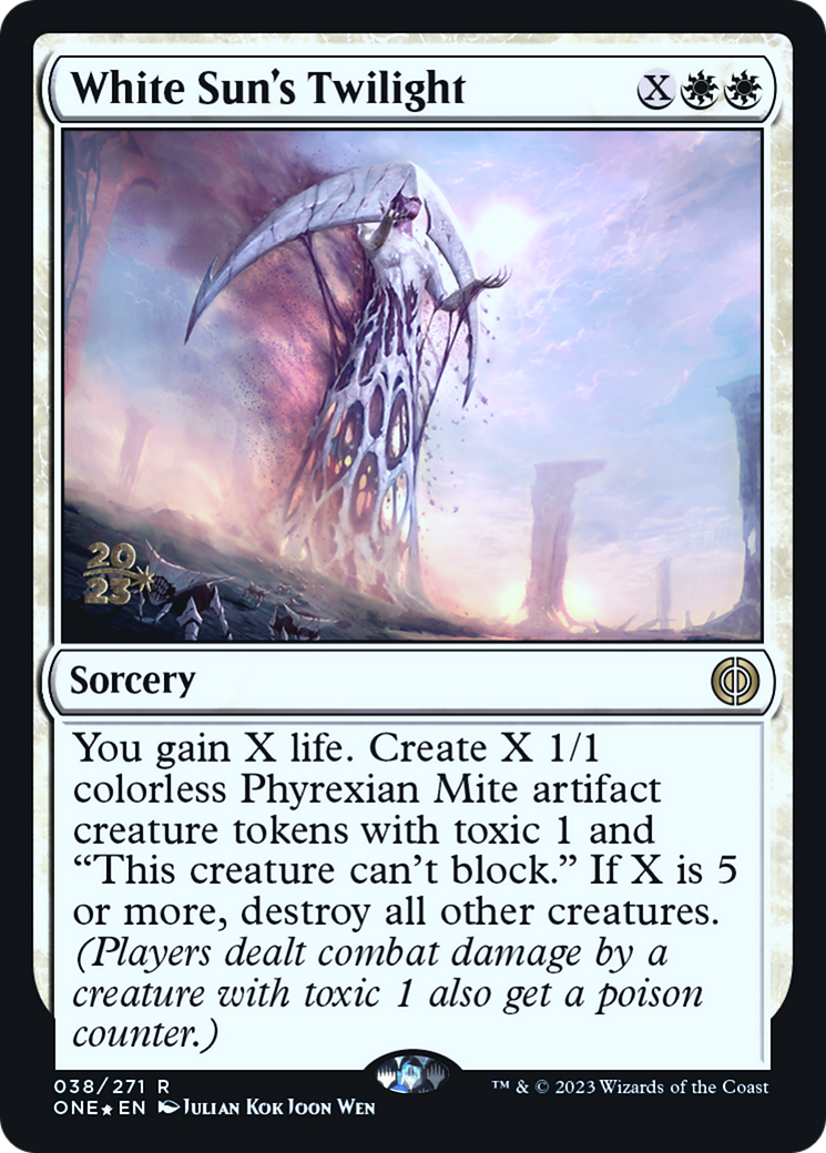 White Sun's Twilight [Phyrexia: All Will Be One Prerelease Promos] | Rook's Games and More