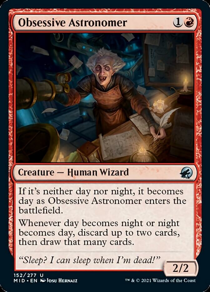 Obsessive Astronomer [Innistrad: Midnight Hunt] | Rook's Games and More