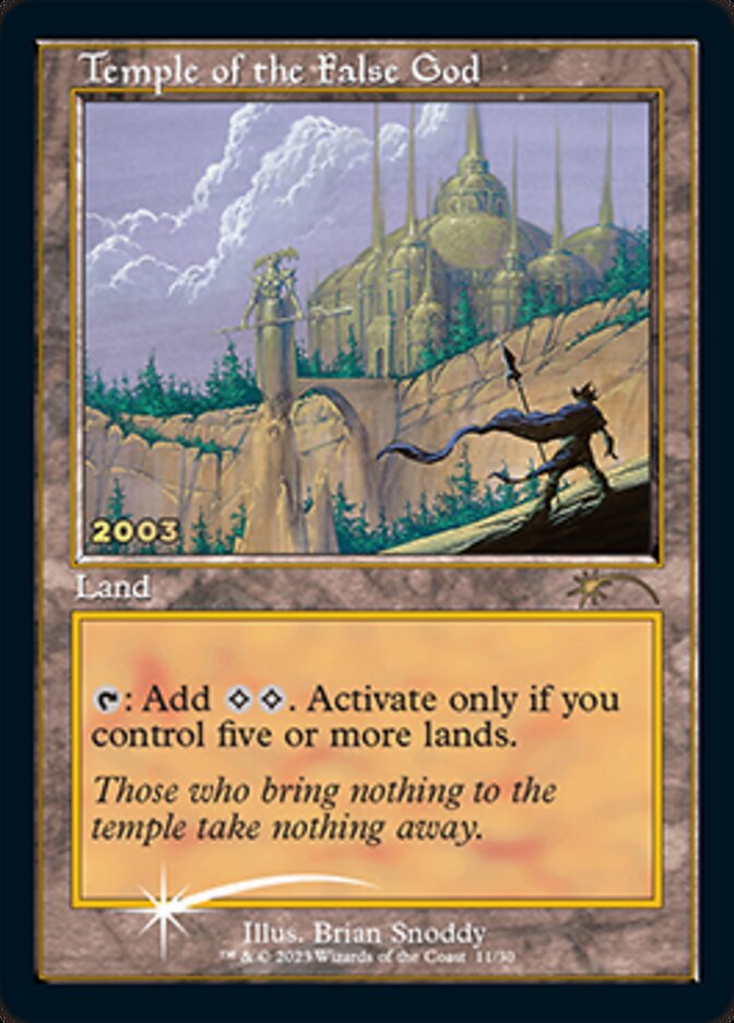 Temple of the False God [30th Anniversary Promos] | Rook's Games and More