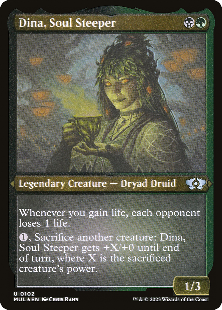 Dina, Soul Steeper (Foil Etched) [Multiverse Legends] | Rook's Games and More