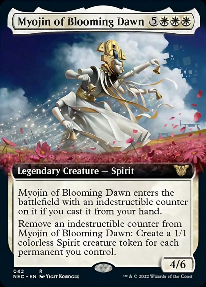 Myojin of Blooming Dawn (Extended) [Kamigawa: Neon Dynasty Commander] | Rook's Games and More