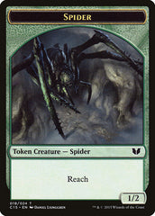 Saproling // Spider Double-Sided Token [Commander 2015 Tokens] | Rook's Games and More