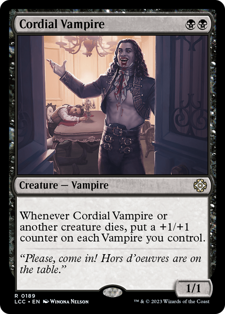 Cordial Vampire [The Lost Caverns of Ixalan Commander] | Rook's Games and More