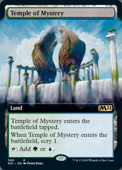 Temple of Mystery (Extended Art) [Core Set 2021] | Rook's Games and More