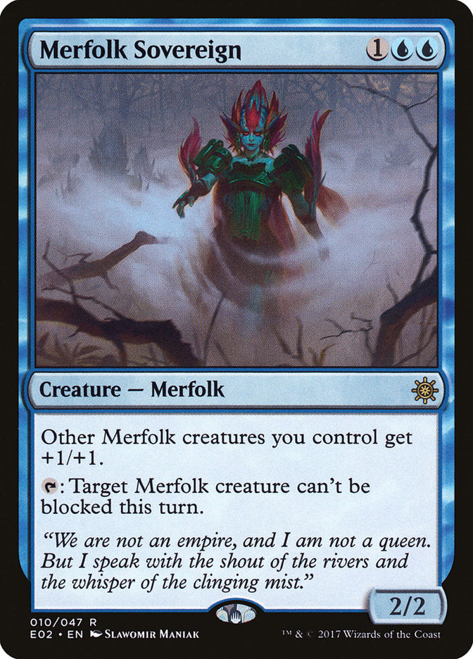 Merfolk Sovereign [Explorers of Ixalan] | Rook's Games and More