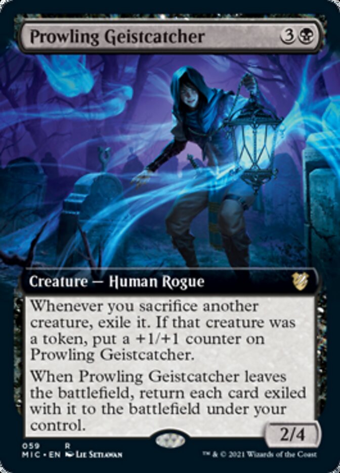 Prowling Geistcatcher (Extended) [Innistrad: Midnight Hunt Commander] | Rook's Games and More