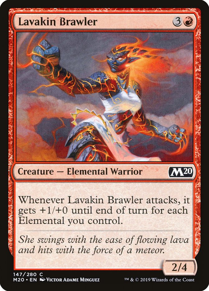 Lavakin Brawler [Core Set 2020] | Rook's Games and More